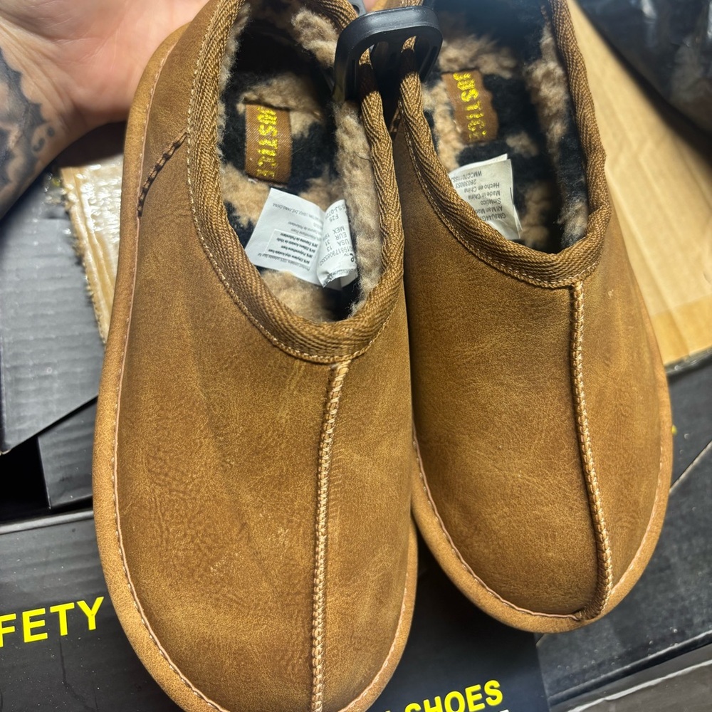 Justice Kids' Brown Slippers